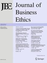 Journal of Business Ethics - cover